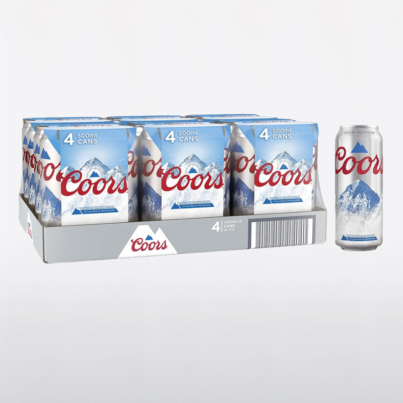 Coors 500ml Cans 24 Pack